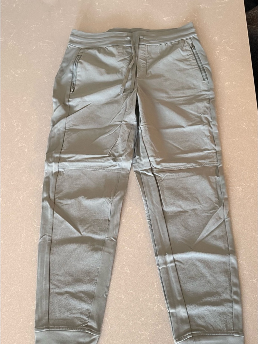 Athleta Trail Joggers US10 in Stone/Blue